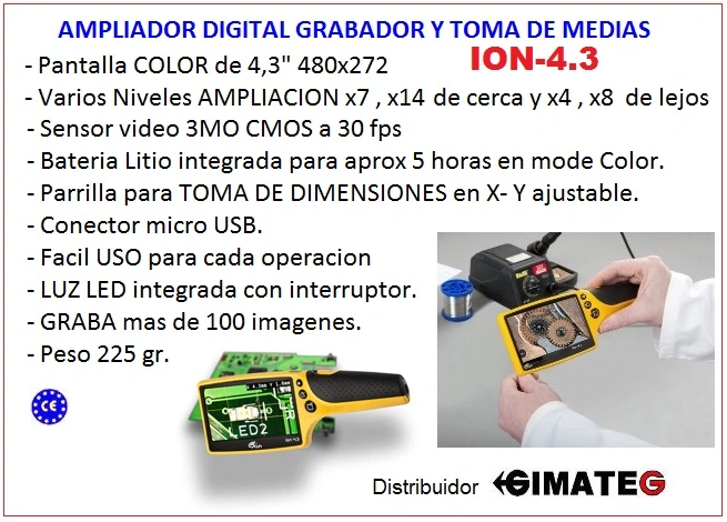 amplificador portatil industrial con foto GimateG