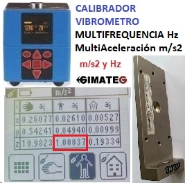 calibrar acelerometros triexiales calibrador multifrequencia gimateg