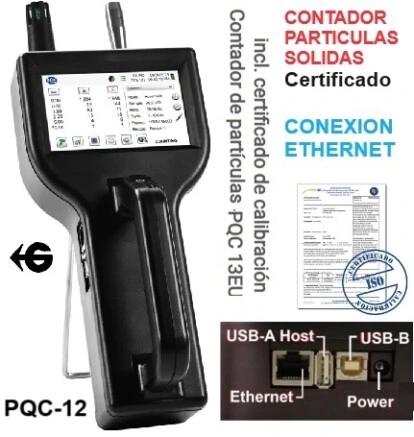 pqc-12 contador particulas y masa en aire , conexion RJ45 ,venta alquiler GimateG