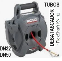 DESATASCADORA TUBOS ridgid k9 gimateg