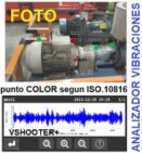 foto con puntos color ISO10816 VShooter+ gimateg