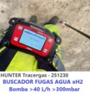 hunter tracergas H2 busca fuga agua edgers gimateg