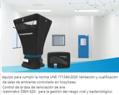 balometro dbm620 UNE 171340.2020 venta y alquiler gimateg