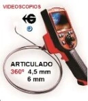 videoscopio articulado 4 ejes diametro 5mm largo 3 m Gimateg