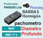 pachometro barras hormigon PM8000lite profometer proceq gimateg