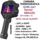 ir a termografia gimateg distribuidor Hikmicro G41