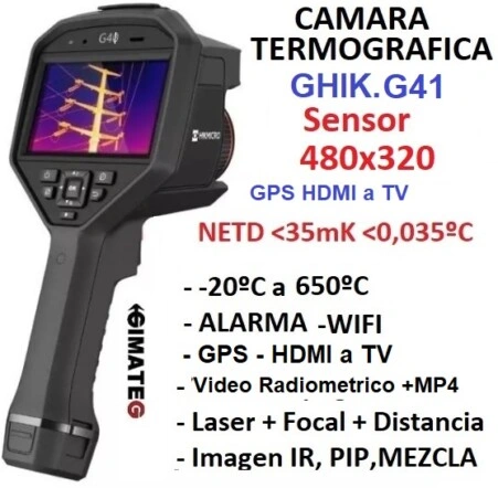 camaras termograficas pro HIKmicro G41 gimateg