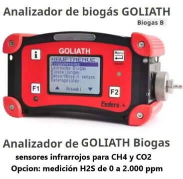 detector fugas gas inflamable con bomba Goliath ESDERS gimateg