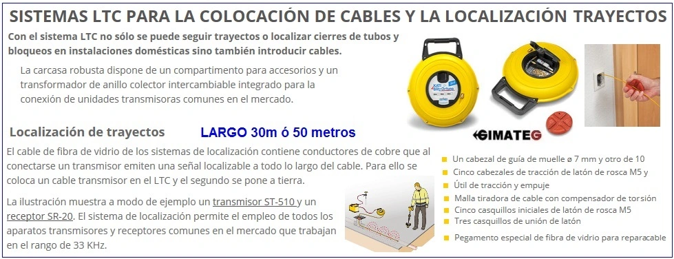 sonda trazadora localizacion tuberias plastico o metal enterradas gimateg