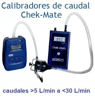 venta alquiler calibrador bomba muestreo SKC gimateg