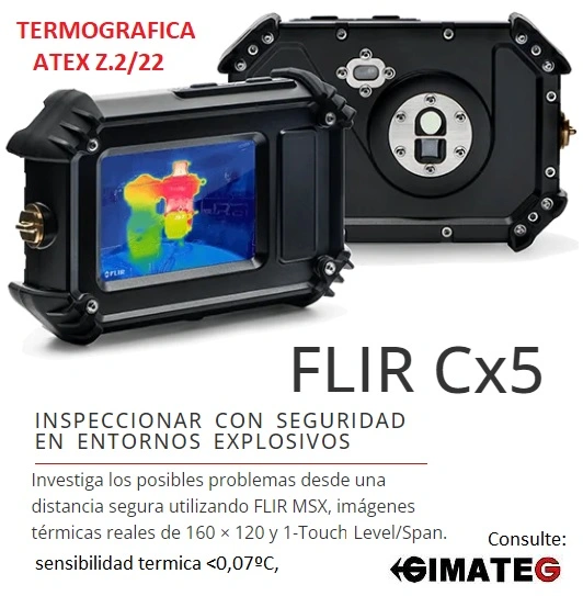camara termografica ATEX bolsillo FLIR Cx5 GimateG
