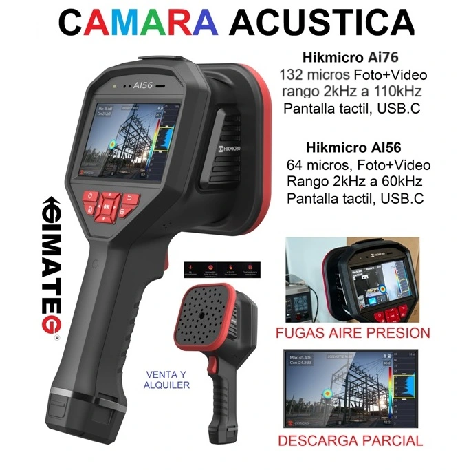 IR a busca fugas aire comprimido hikmicro ai76 i ai56 gimateg