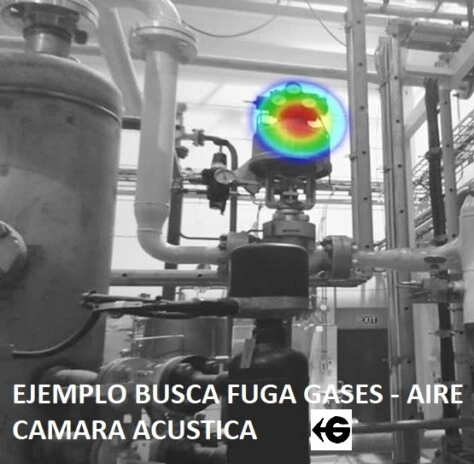 oto busca fuga aire comprimido camara acustica inustrial HM-AI56 gimateg