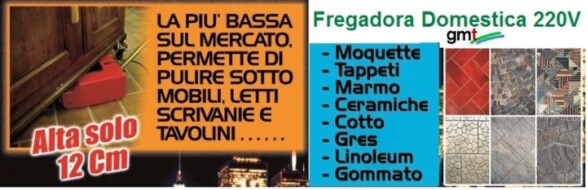 fregadora domestica a rodillos alta 12 cm pavimento gimateg