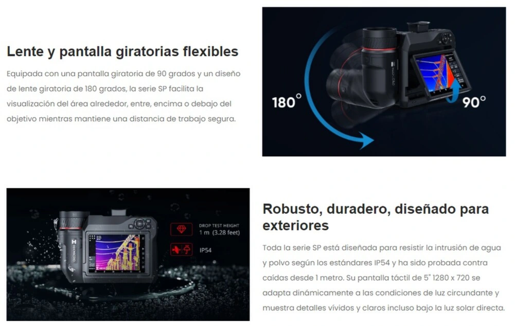 termografica pro HIKmicro SP120 GIRA y robusta gimateg