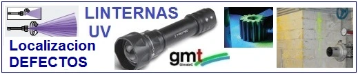 linterna UV ultravioleta para localizar defectos