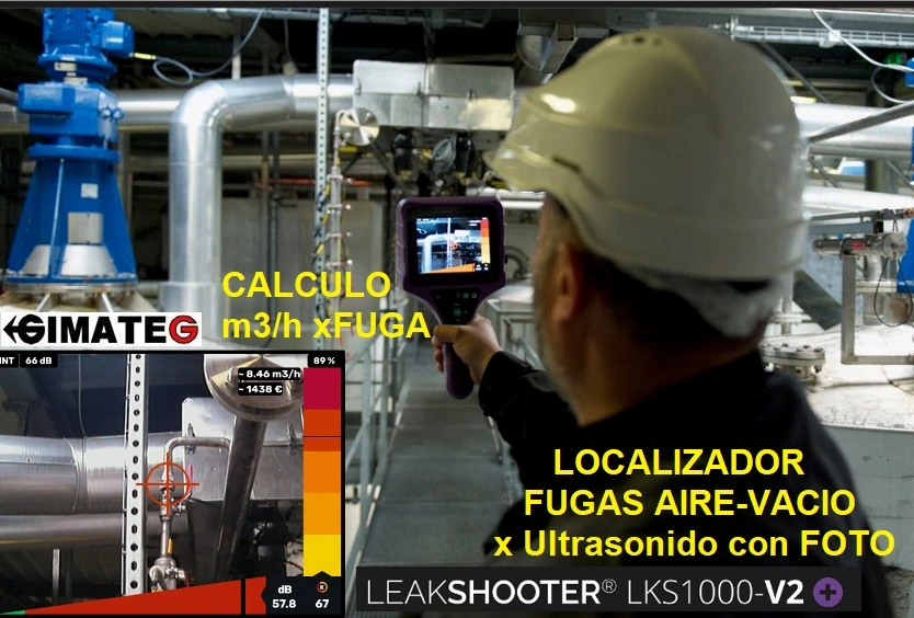 buscador fugas aire comprimido para eficiencia energetica  Leakshooter