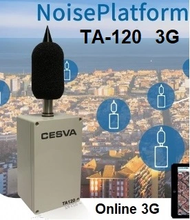 medidor ruido 3G online cesva TA120 venta alquiler gimateg