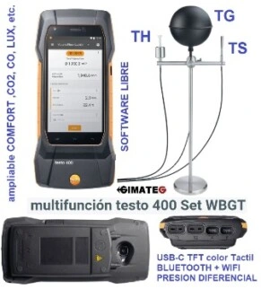 medidor WBGT testo 400 venta y alquiler GimateG Distribuidor testo