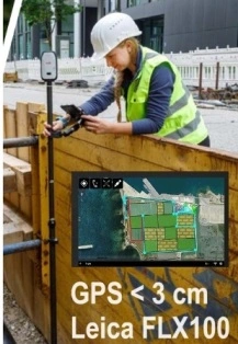 ir a enlace gps centimetrico Leica FLX100 venta alquiler gimateg