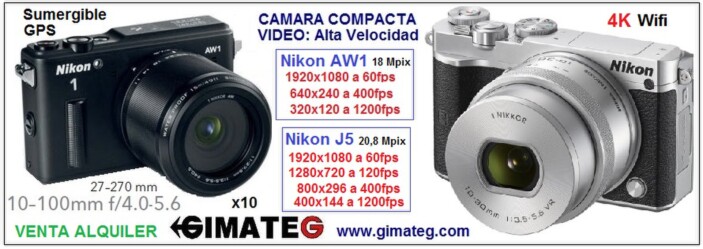 Alquiler y Venta camaras alta velocidad hasta 1200 fps