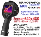 ir a termografia gimateg distribuidor Hikmicro M60