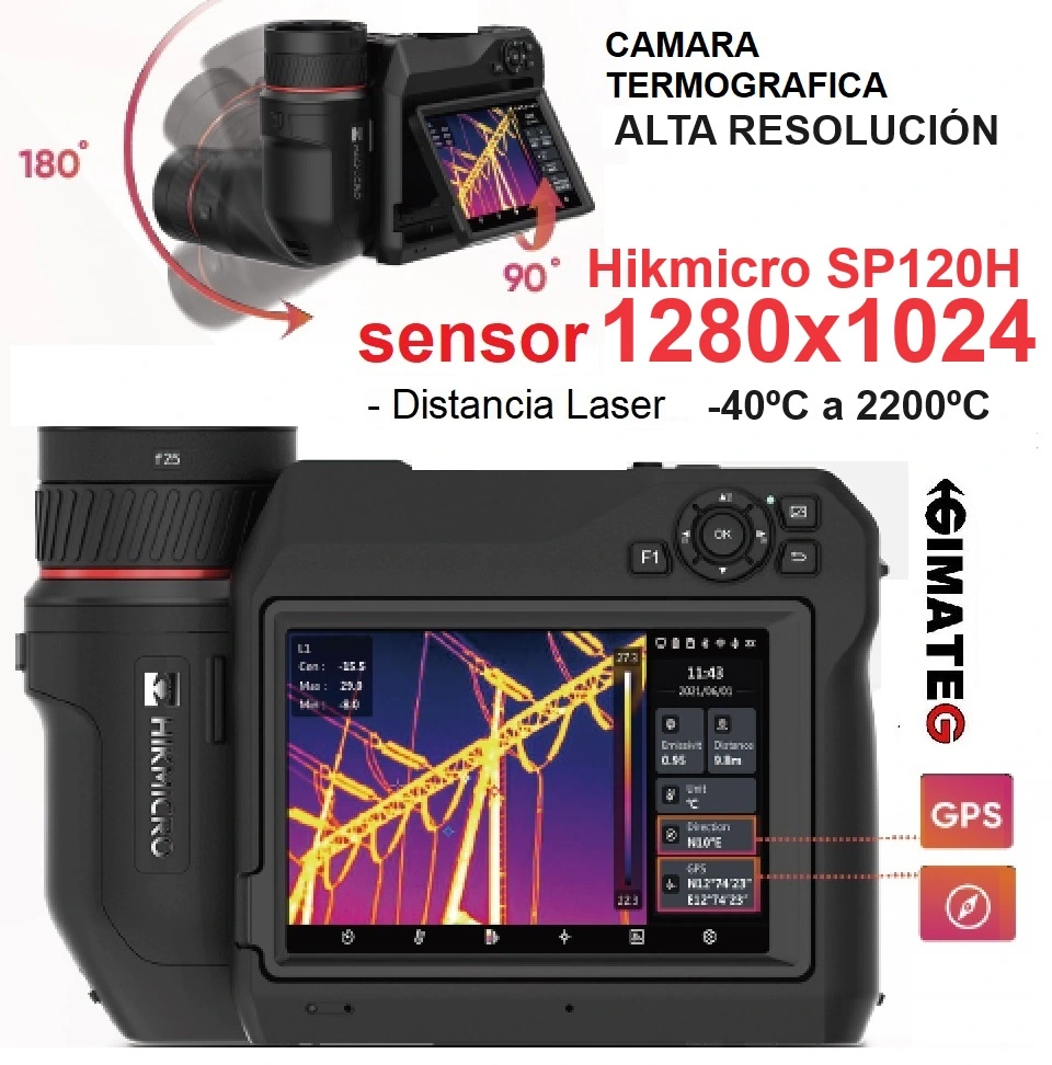 novedad camaras termograficas HIKmicro SP120H gimateg