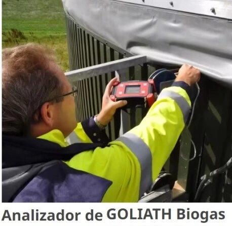 analizador Goliath biogas y fugas ga inflamable esders gimateg