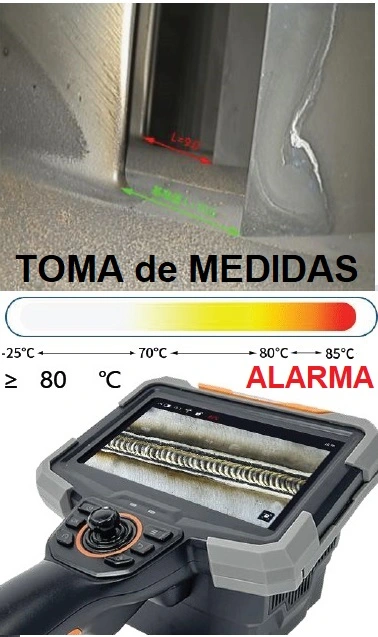 ALARMA TEMPERATURA y medidas 2D JK gimateg