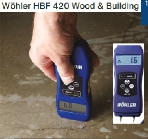 uso MEDIDOR HUMEDAD materiales Wöhler HBF 420-410 gimateg